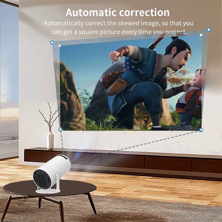 Pivot Box Projector Pivot Projector – 4K-Ready, Android 11 Smart Projector with Seamless ...