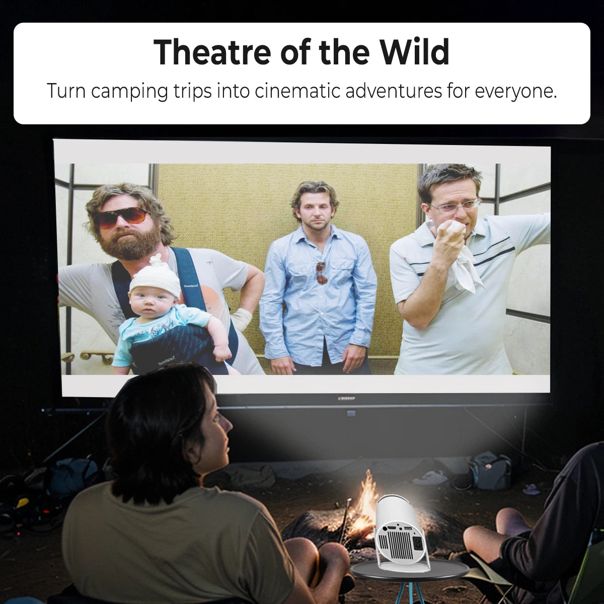 Pivot Box Projector Pivot Projector – 4K-Ready, Android 11 Smart Projector with Seamless ...