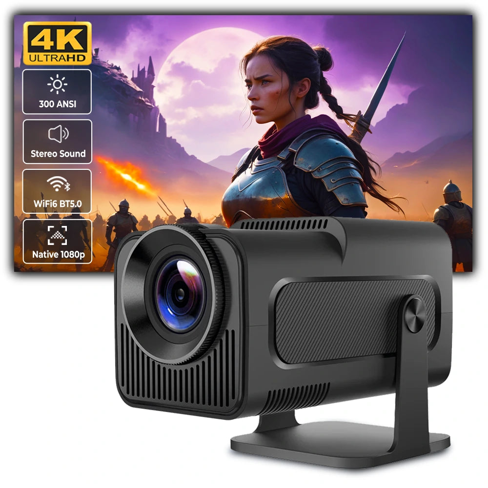 Pivot Pro 1080p Projector – Bright 4K-Ready Smart Projector with Native ...