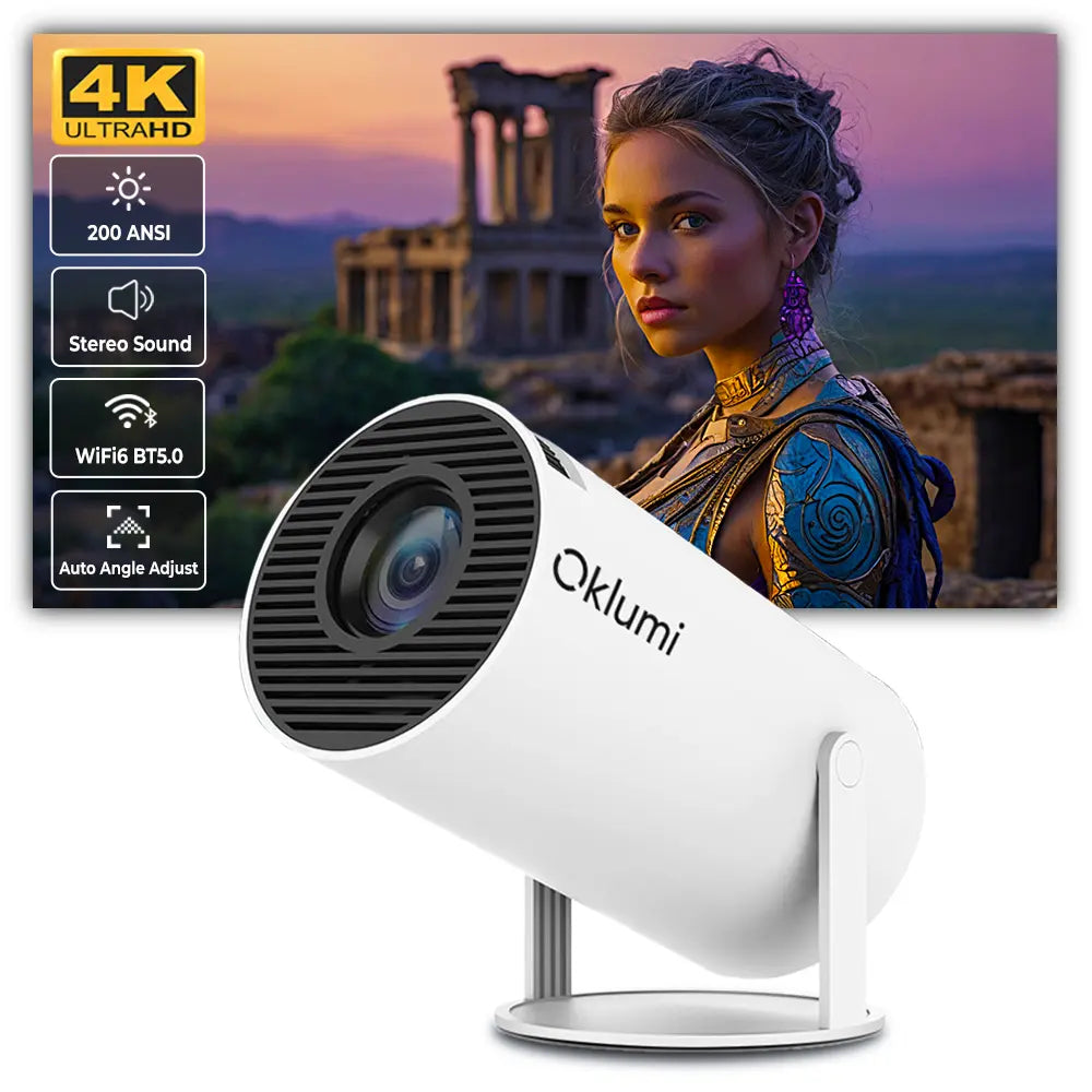 Pivot Box Projector Pivot Projector – 4K-Ready, Android 11 Smart Projector with Seamless ...