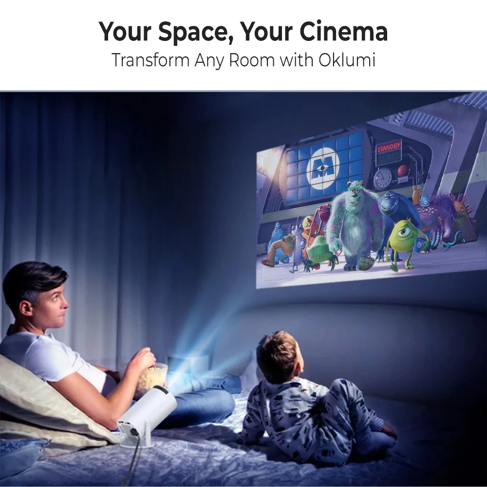 Pivot Box Projector Pivot Projector – 4K-Ready, Android 11 Smart Projector with Seamless ...