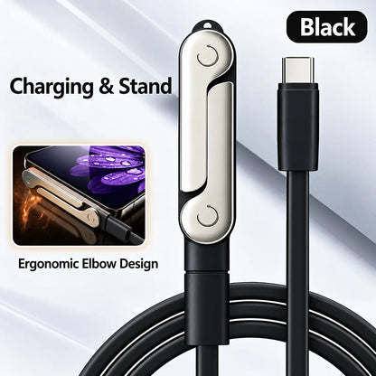 Oklumi™ - FlexDock 2-in-1 Charging Cable & Phone Stand