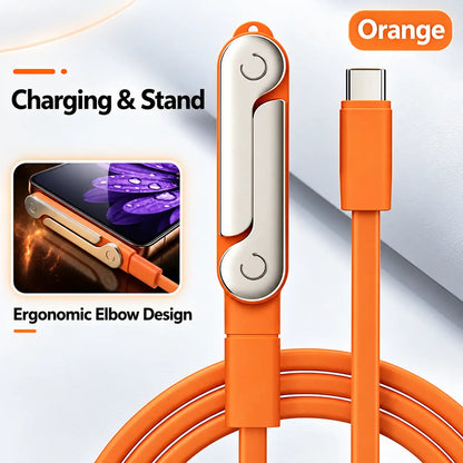 Oklumi™ - FlexDock 2-in-1 Charging Cable & Phone Stand