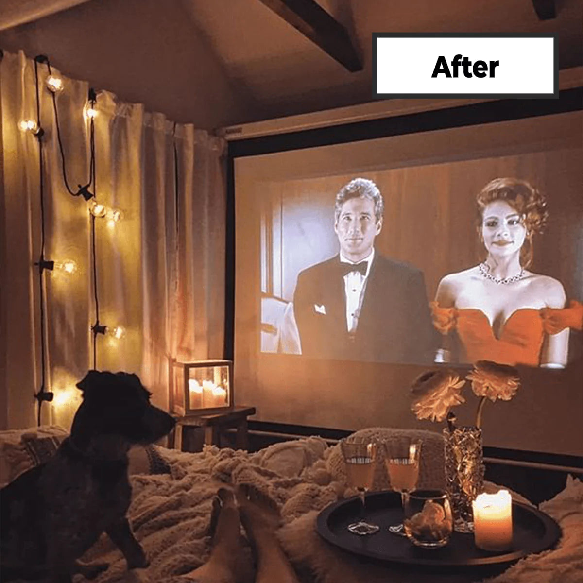 Pivot Box Projector Pivot Projector – 4K-Ready, Android 11 Smart Projector with Seamless ...